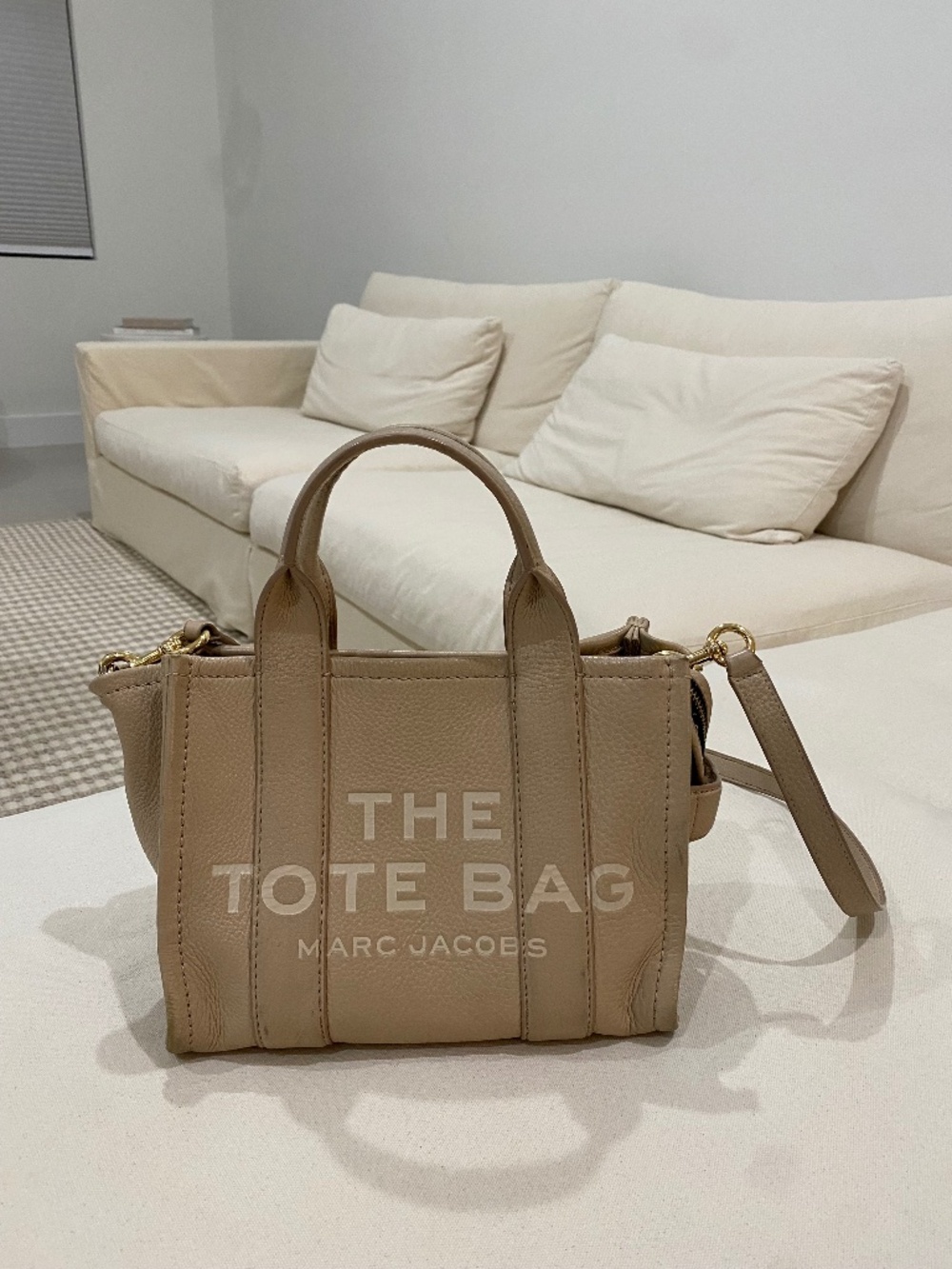 Marc Jacobs Leather Small Tote Bag